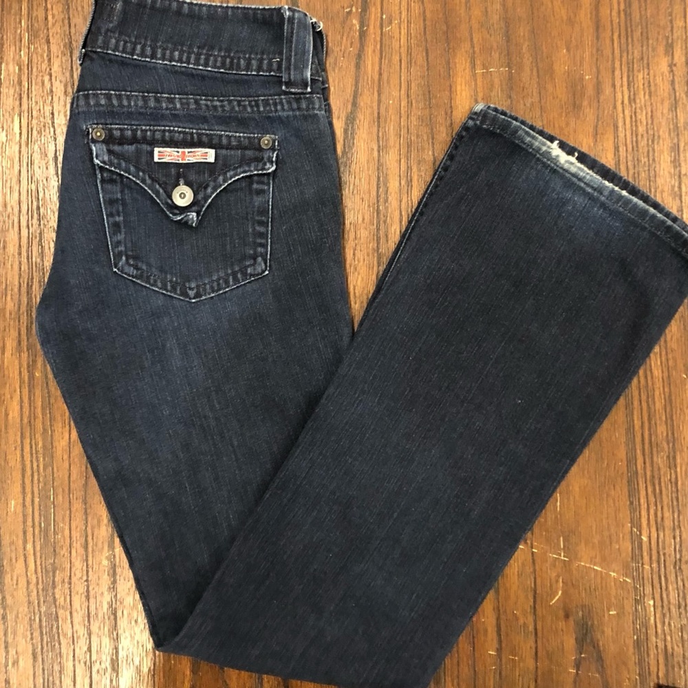 Hudson Double Button Flare Jeans